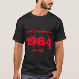 Mens 1984 Teme T-shirt Pandémica