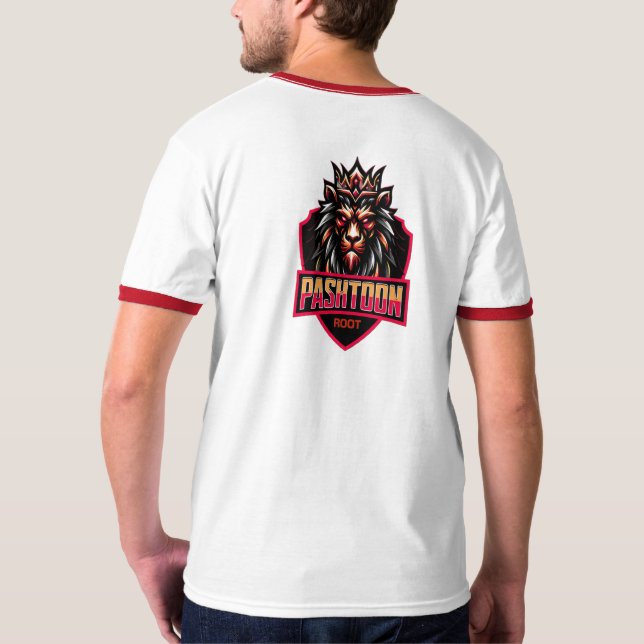 Men's Basic Ringer T-Shirt afghan (Verso)