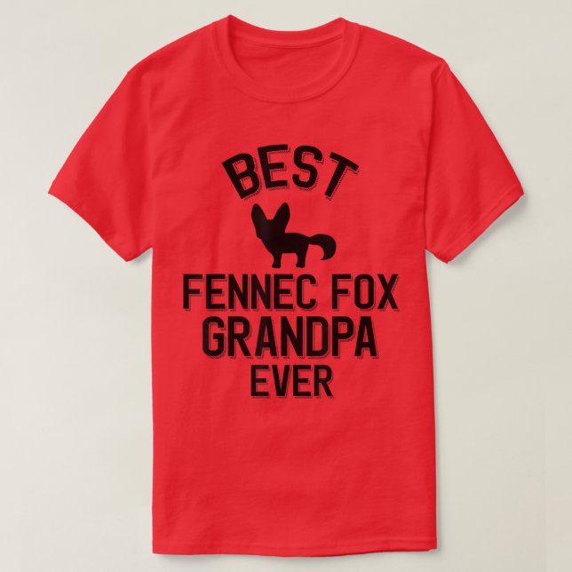 Mens Best Fennec Fox Grandpa Ever T-Shirt (Frente do Design)