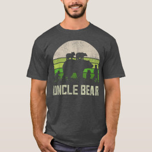 Mens Engraçados Tio Urso Camisas De Niece E Sobrin