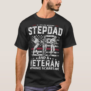 Mens eu sou um Pai Stepdad Camiseta Dia de os pais