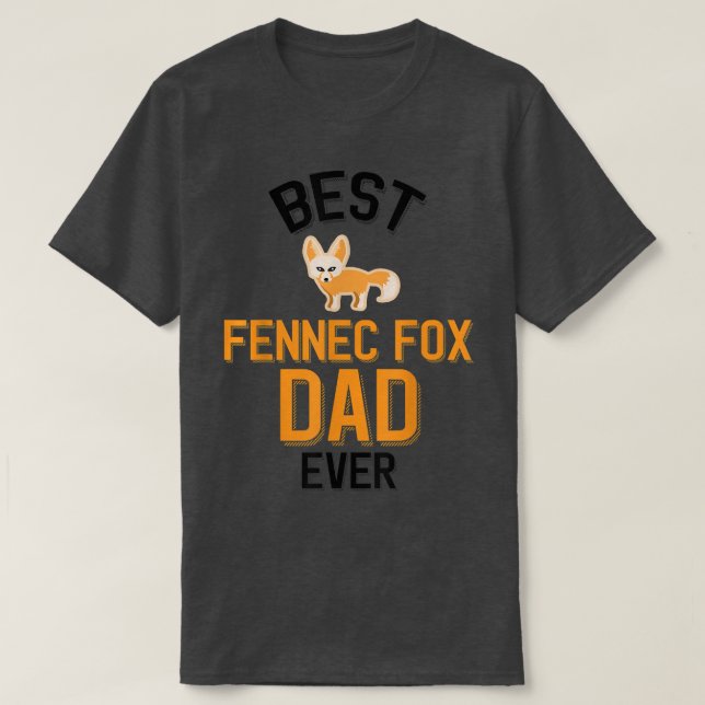 Mens Fennec Fox Dad T-Shirt (Frente do Design)
