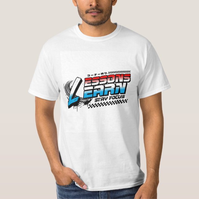 MEN'S FOCUS LESSONS LEARN VALUE T-SHIRT  (Frente)