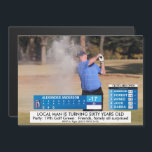 Mens Funny ⛳ Golf News 40º 50º aniversário<br><div class="desc">⛳ 📢 Quebrando Notícias! Uma Lenda De Golfe Está Celebrando Um Grande Aniversário! Prepare-se para dar algumas risadas com este hilário convite de aniversário de golfe ao estilo da TV. Perfeito para a virada fanática do golfe, 40, 50, 60, ou qualquer marco, este convite traz humor e diversão à celebração...</div>