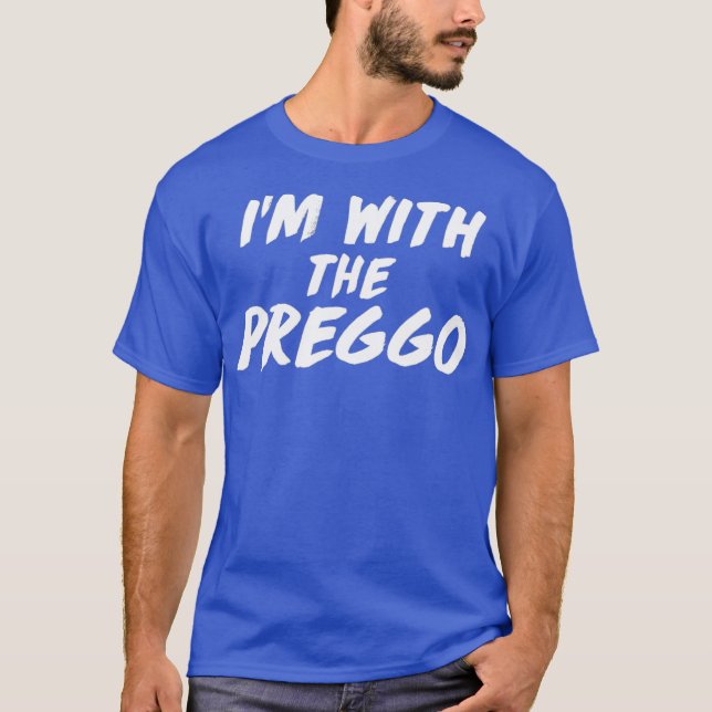 Mens Im com o Pai Preggo para ser camisa (Frente)