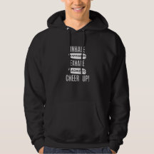MEN'S INHALE AND EXHALE CHEER UP PULLOVER HOODIE 