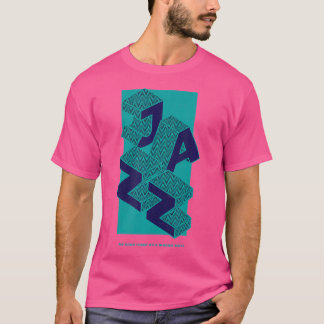 Mens Jazz Música Sem Notas Erradas Camisa Para Mús