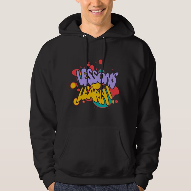 MEN'S PAINT SPLASH LESSONS LEARN PULLOVER HOODIE  (Frente)