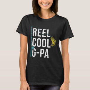 Mens Reel Legal Camisa De Pesca G-pa Engraçada Avô