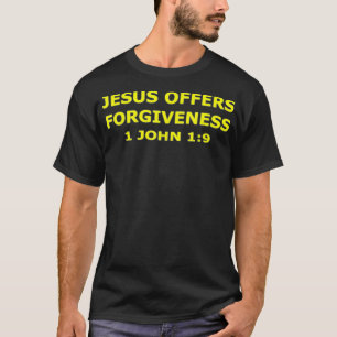Mens Street pregando camisa JESUS OFERECE PERDOAÇÃ