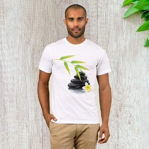 Mens T-Shirt de Pedras Negras