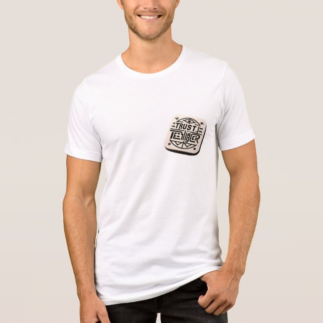 Men's T-shirt with a cool inscription (Frente)