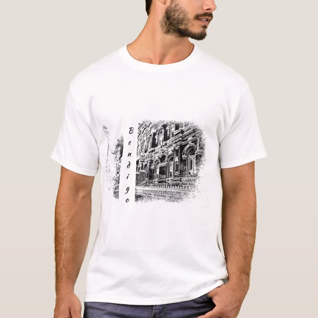 mens whit t-shirt (Frente)
