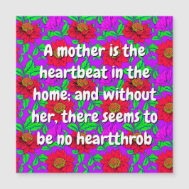 Mensagem de Amor para a Mamãe (Flores Vermelhas Ro