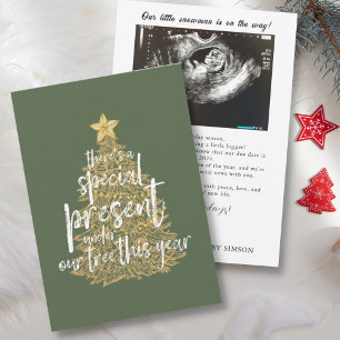 Mensagem de Anúncio de Gravidez de Feriado Surpres