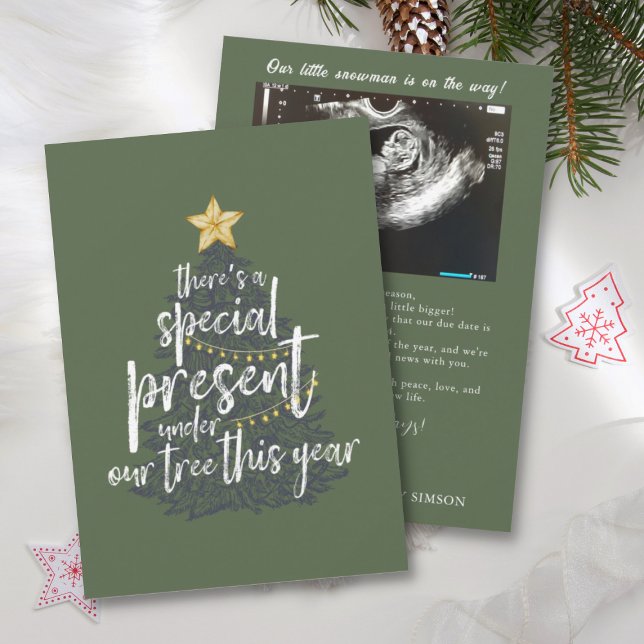 Mensagem de Anúncio de Gravidez de Feriado Surpres (Criador carregado)