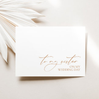 Mensagem De Casamento "Para Minha Irmã No Meu Dia 