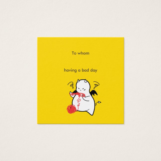 Mensagem do Diabo Mau (Frente)