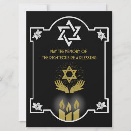 Mensagem do Funeral de Condolência Judaica