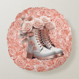 Mensagem Incrível de Paz em Almofada Redonda de Ro