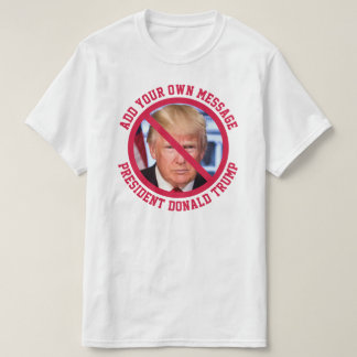 MENSAGEM PERSONALIZADA Sem T-shirt Donald Trump