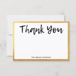 Mensagem pessoal Dourada Obrigado Media Insert