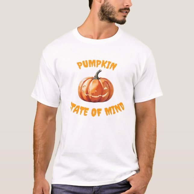 Mentalidade de Abóbora - Camiseta Oversized de Hal (Frente)