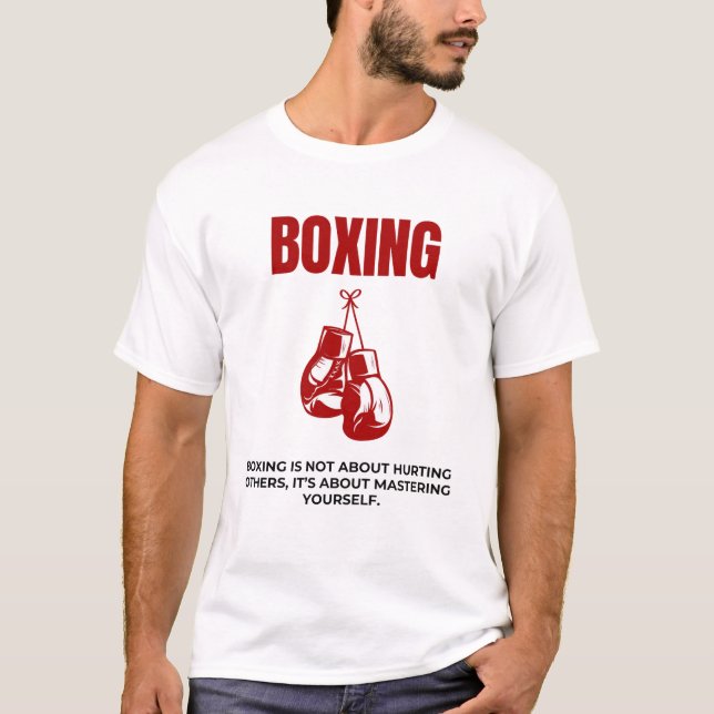 Mentalidade de Boxe – Camiseta de Força Disciplina (Frente)