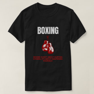 Mentalidade de Boxe – Camiseta de Força Disciplina