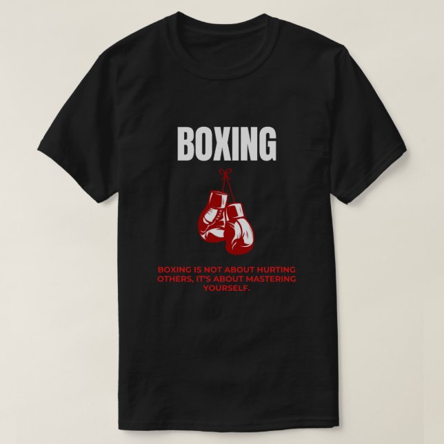 Mentalidade de Boxe – Camiseta de Força Disciplina (Frente do Design)