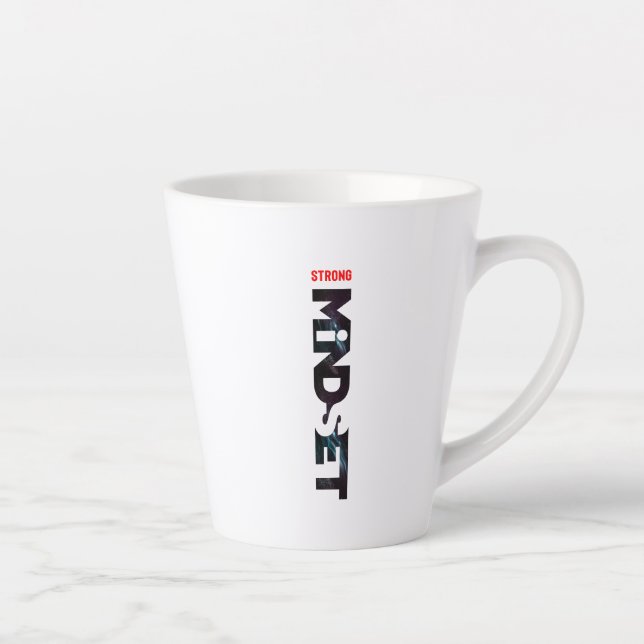Mentalidade Forte | Caneca de Café Latte (Direita)