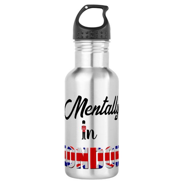 Mentalmente Em Londres, Garrafa De Água (Frente)