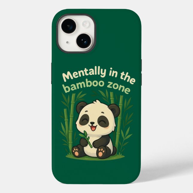 Mentalmente na Zona do Bambu – Capa de iPhone Pand (Verso)