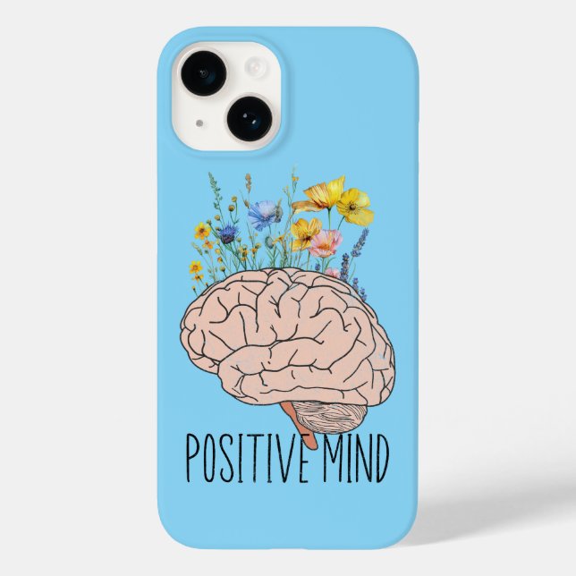 Mente Positiva Botânica Cérebro | Caso de motivaçã (Verso)