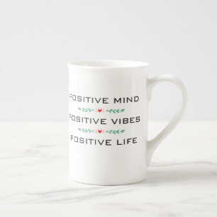 MENTE POSITIVA, IMPRESSÕES POSITIVAS, CANECA