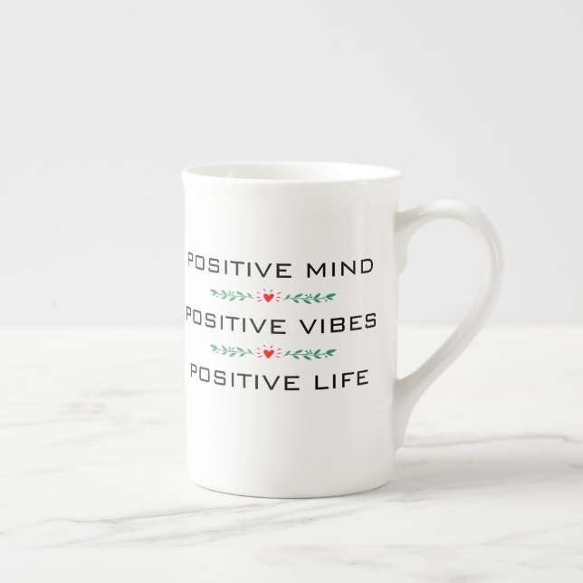MENTE POSITIVA, IMPRESSÕES POSITIVAS, CANECA (Direita)