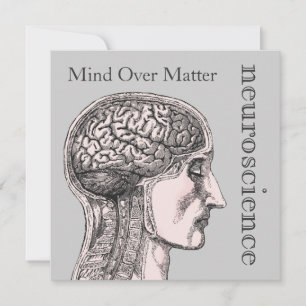 Mente sobre convites da neurociência do cérebro