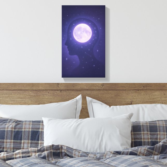 Mentes à Lua - Canvas de astrologia cósmica sonhad (Insitu(Quarto))