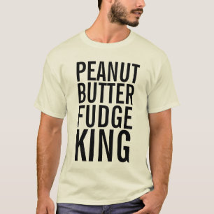 MENTIGENS DE T-SHIRTS DE REI DE MANTEIGA DE PEANUT