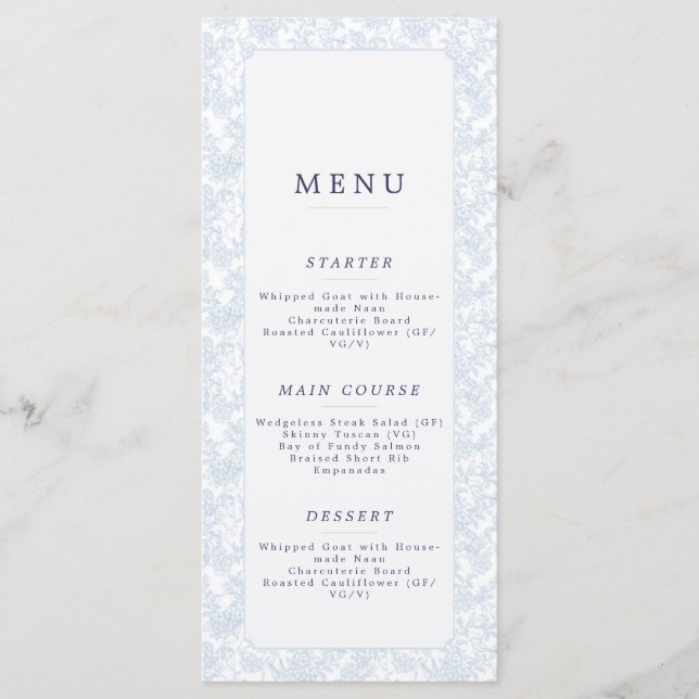 Menu (Frente)