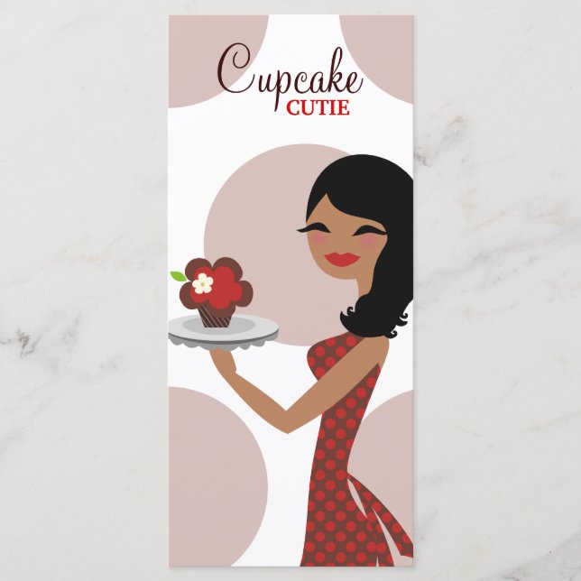 Menu 311 Candie the Cupcake Cutie Ethnic Red Brown (Frente)