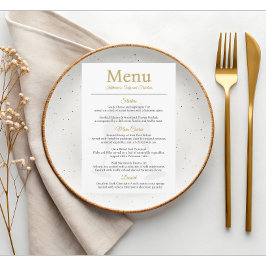 Menu 60 and Fabulous Birthday White Gold 