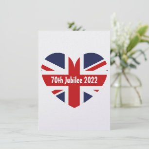 Menu 70 Jubilee 2022 British Flag