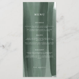 Menu Abstrato Formal Casamento Moderno |