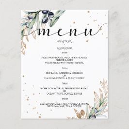 MENU AMARELO Olivícola Elegante.