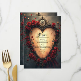 Menu Amor Atemporal – Coleção de Casamento Vitoriano Gó