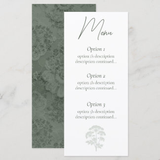 Menu AMOR | Casamento