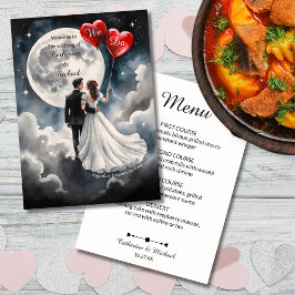 Menu Amor Romântico No Casamento De Contos De Noite Na 
