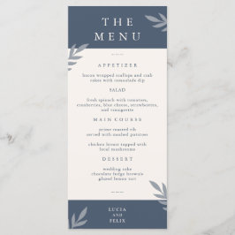 Menu Amostra Moderna deixa Janto de Casamento em Descon