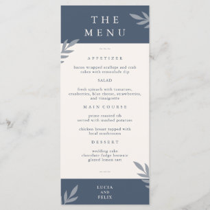 Menu Amostra Moderna deixa Janto de Casamento em Descon